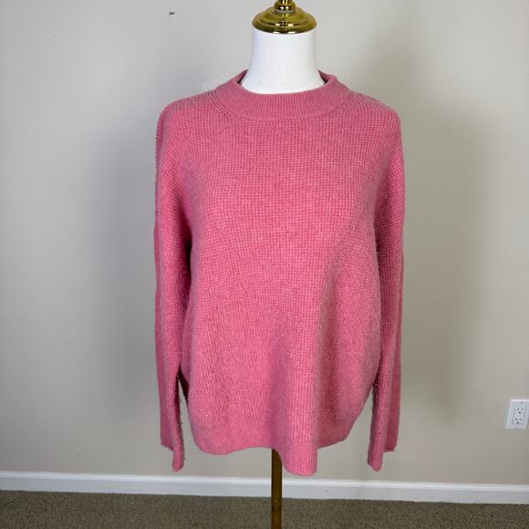 Point Sur Button Back Merino Wool Alpaca Sweater US Womens S - Picture 2 of 7